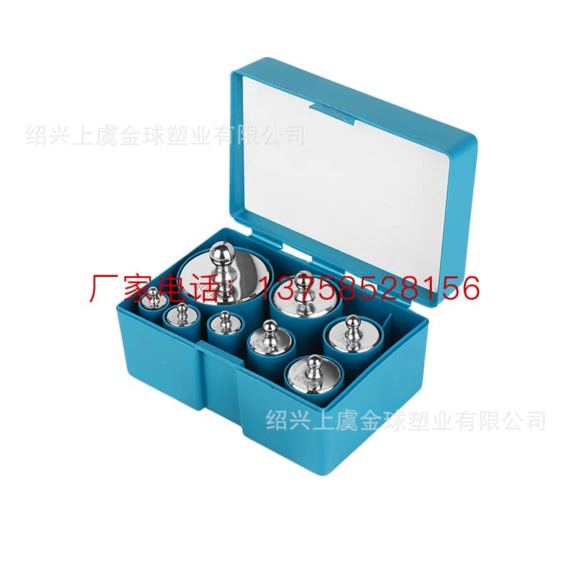 1000g Chrome-Plated Weight Set for Electronic Balance Calibration, M2 Class Standard Weights