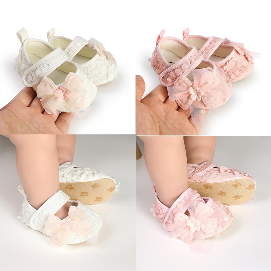 Gamilu Spring & Fall 0-1 Year Old Female Baby Princess Shoes Newborn Toddler Shoes Baby Baby Shoes Babyshoes