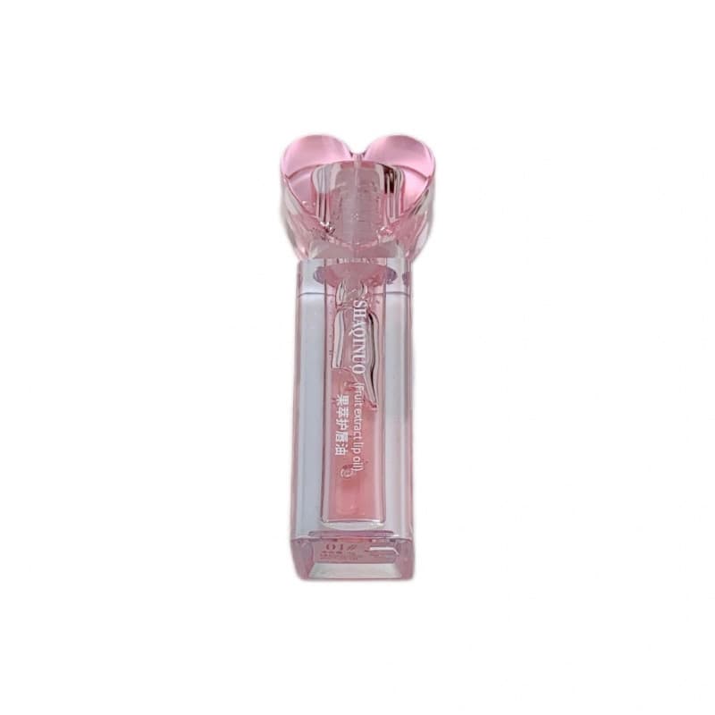 SHAQINUO Fruit Extract Lip Oil Moisturizing Hydrating Fades Lip Lines Water-Based Layering Lip Gloss Lipstick Base