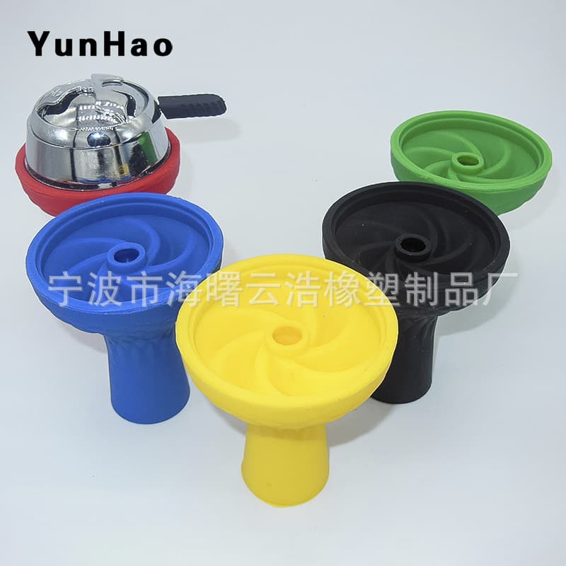 Arabian Hookah Silicone Smoke Pot Silicone Smoke Bowl Hookah Head Bowl Tobacco Container Silicone Cyclone Smoke Pot
