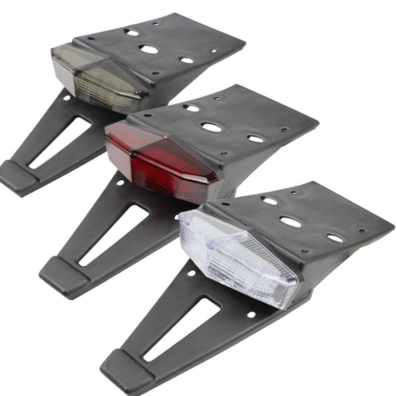 Motorcycle Modification Accessories Tail Light Mudguard Brake Light License Plate Motorcycle Rear Taillight