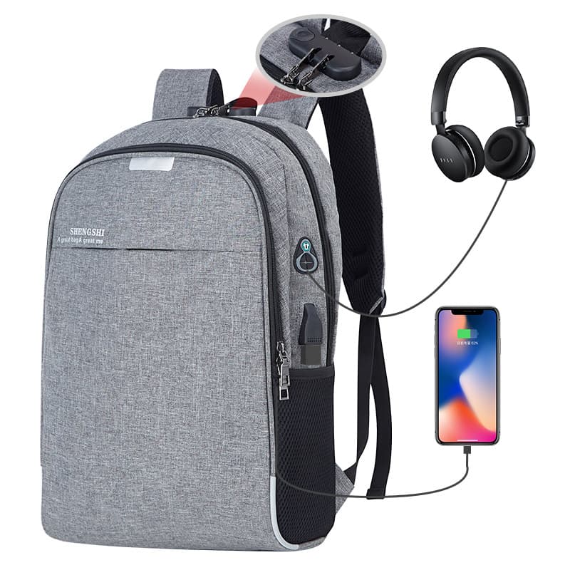 Wholesale Travel Bag USB Charging Business Backpack Computer Bag Password Lock Multifunctional Anti-theft Durable Backpack