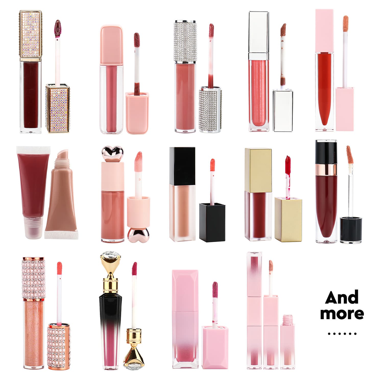 100+ In-Stock Packaging Materials for International Trade, Matte Lip Gloss Lip Glaze, Cross-Border Best-Selling Liquid Lipstick