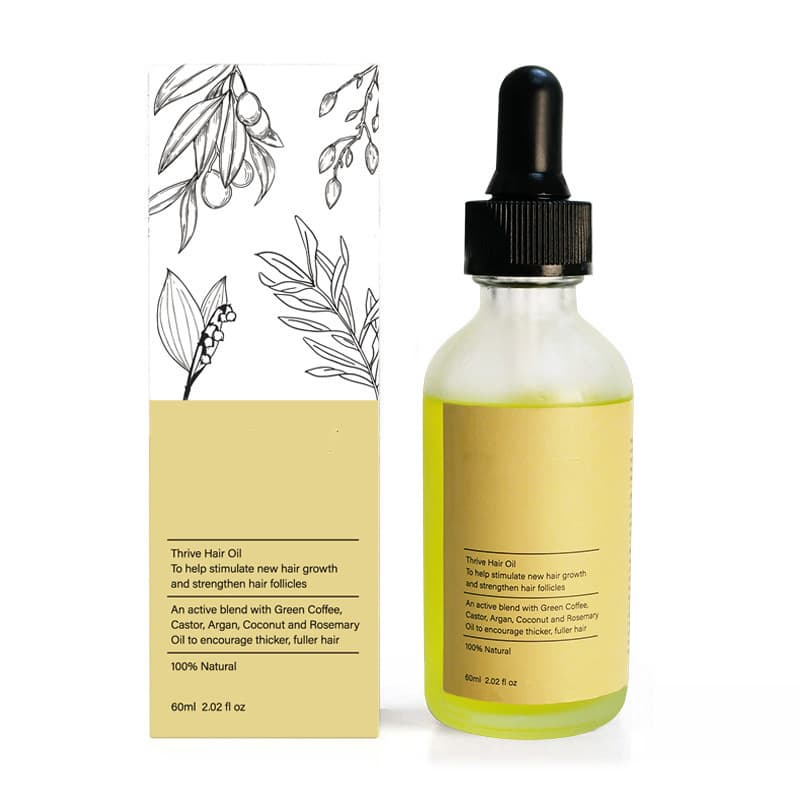 Cross-border rosemary hair care essential oil THRIVE GROWTH HAIR OIL improves scalp care for dry hair