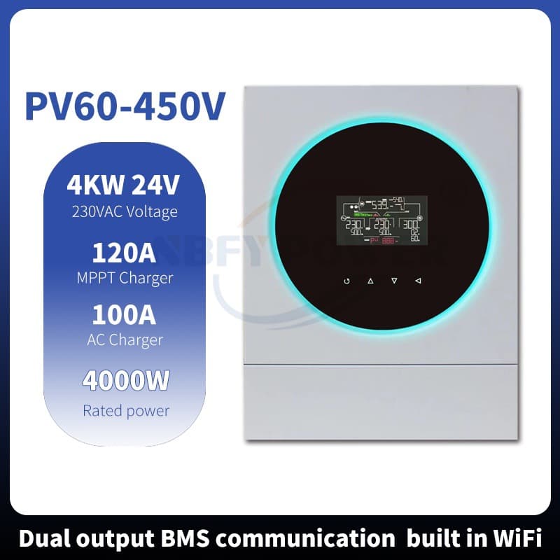 VM IV TWIN 4KW 24V120A MPPT With Dual Output BMS & WiFi