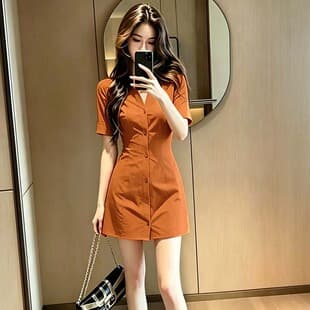 [Two-Piece Set] Trending 2026 Summer French Waist-Cinching Dress Women Mature Sexy Elegant Dress Set