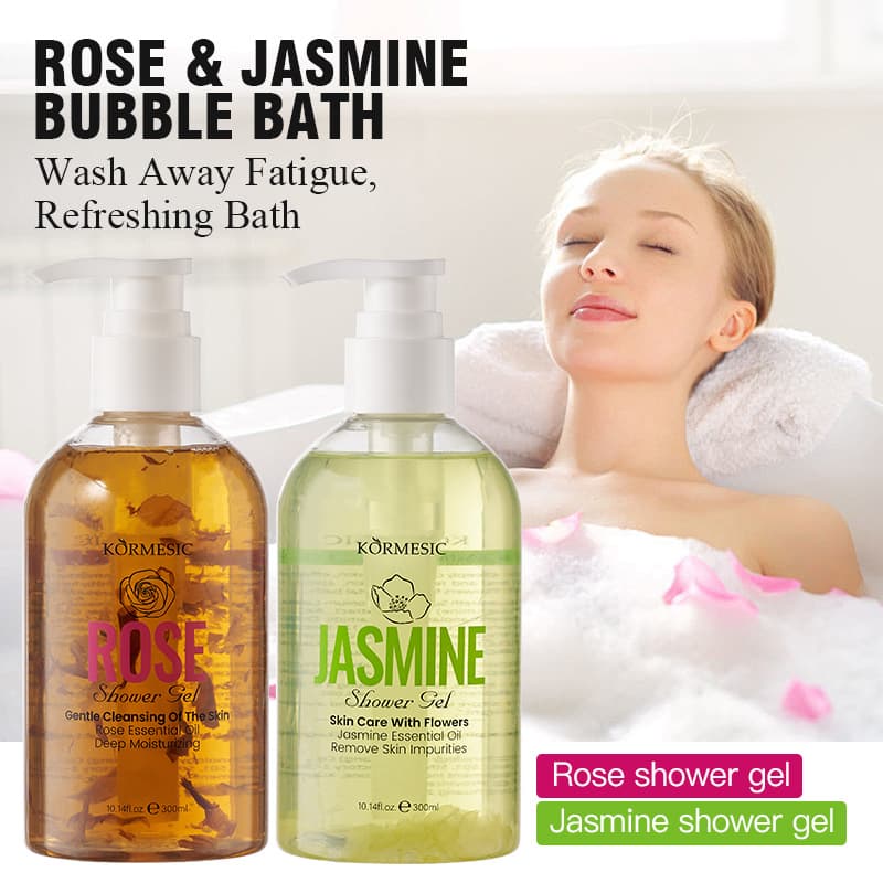 KORMESIC Rose Shower Gel Moisturizing Cleansing Cross-border Trade Wholesale