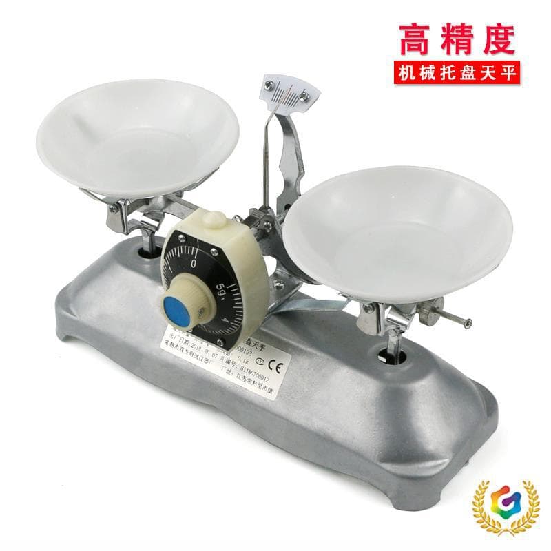 ✅ High Precision Tray Balance Scale for Teaching, Elementary School Physics Experiment, Mechanical Bench Scale for Home Use 100g/50g