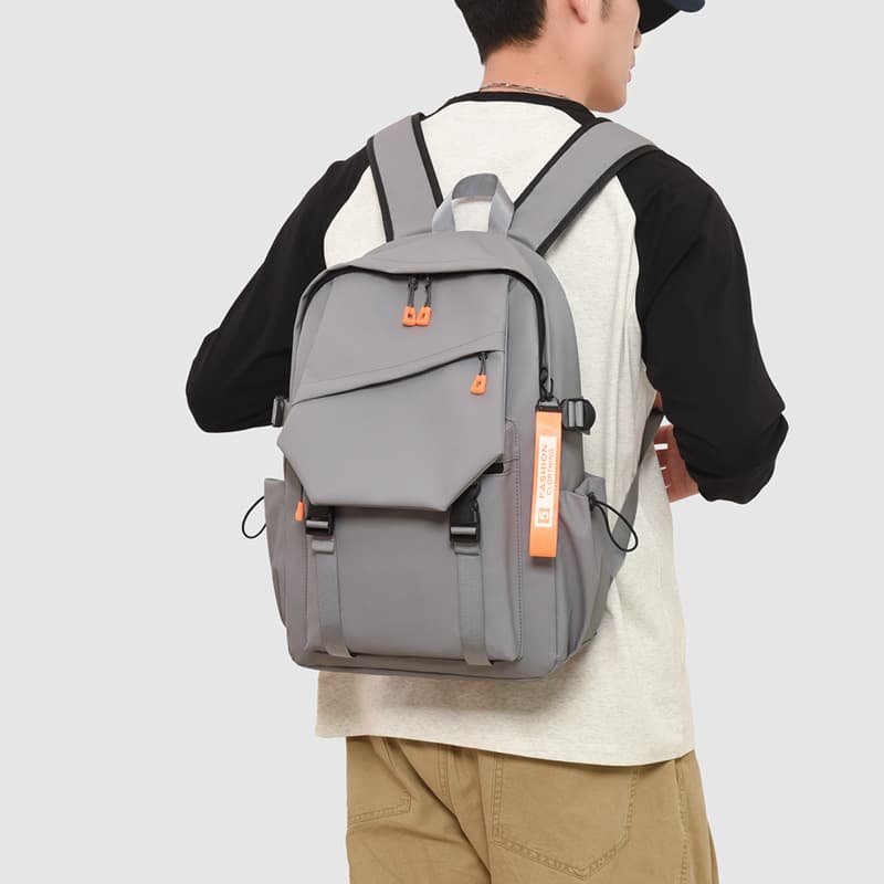 Men's Backpack Large Capacity Sports Travel Laptop Bag 2026 High School Student Schoolbag Back-to-School Season Casual Backpack