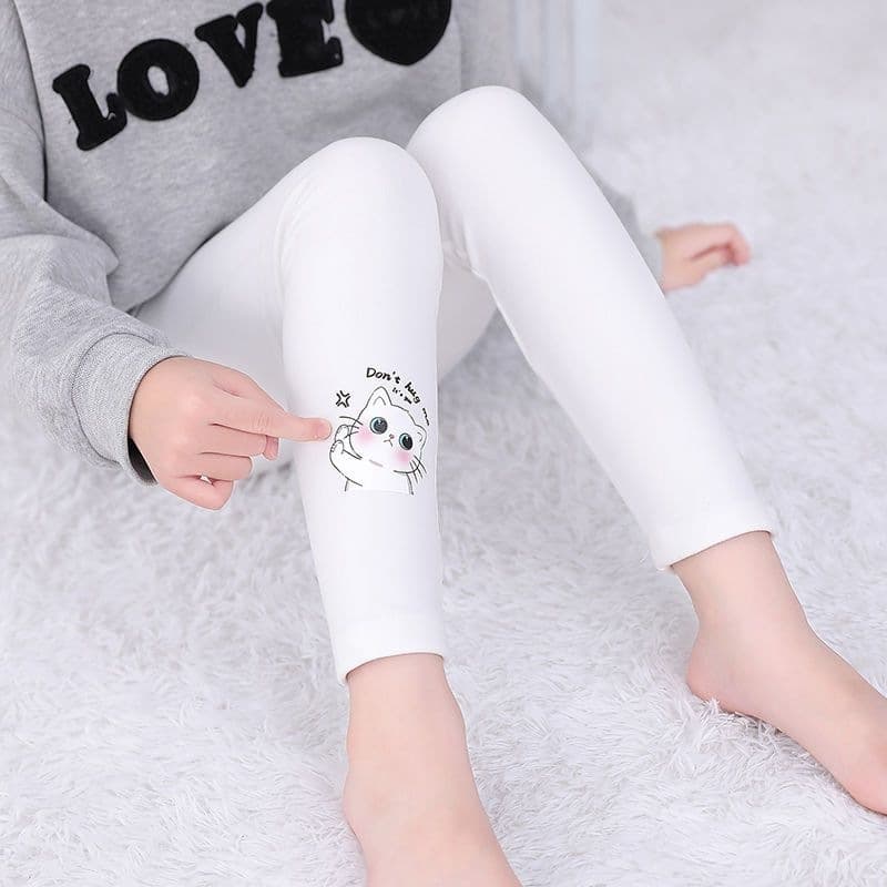 Girls' leggings, spring and autumn outer wear, new baby autumn clothing, children's trousers, thin casual pants for children and middle-aged children in autumn