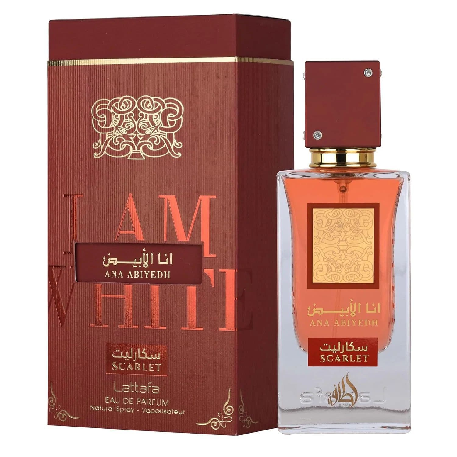 Cross-Border Bestseller Lattafa Ana Abiyedh Coral Unisex Eau de Parfum Spray 60ml Four Colors