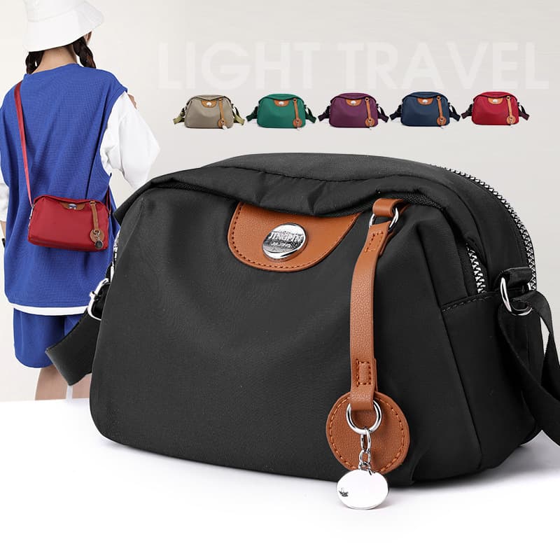 Fashion Nylon Canvas Crossbody Women's Bag New All-match Mother Casual Oxford Cloth Shoulder Bag Shell Bag