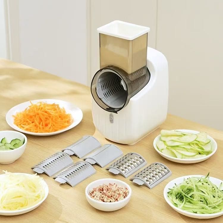 Electric cross-border multifunctional drum vegetable cutter drum slicer grater shredder kitchen utensils