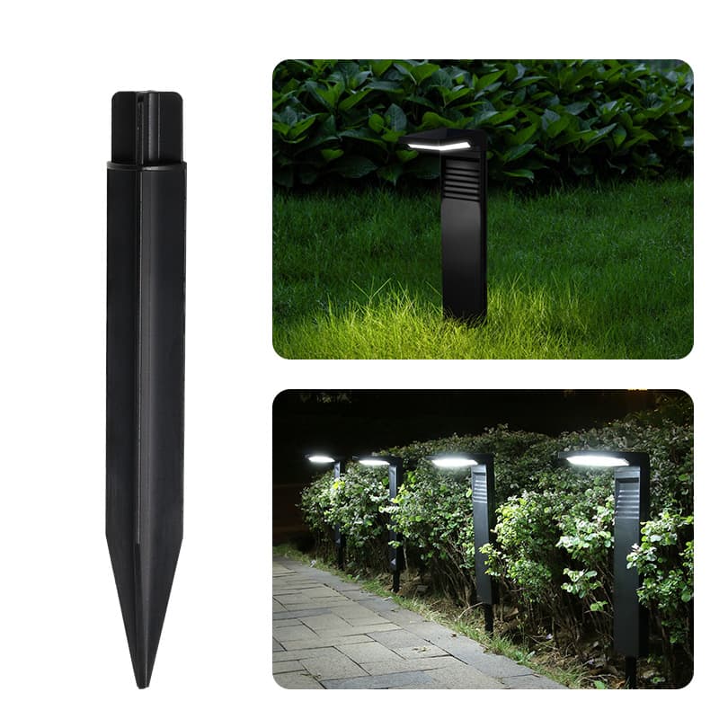Cross-border solar lawn light, garden light stake, outdoor light ground spike, lighting fixtures accessories