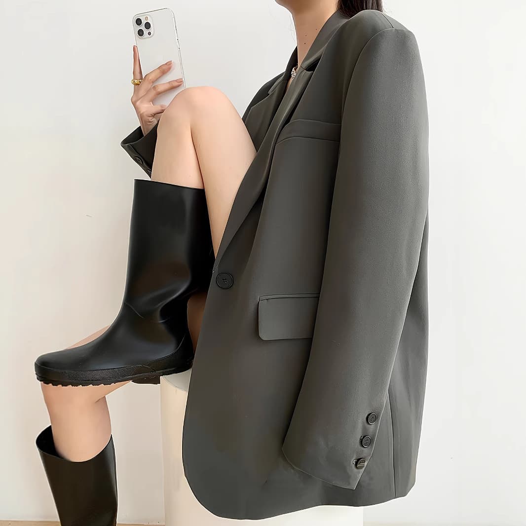 New Chanel-Inspired Internet Sensation Suit Fashion Women 2025 Spring/Autumn High-End Loose Jacket Niche Elegant Blazer