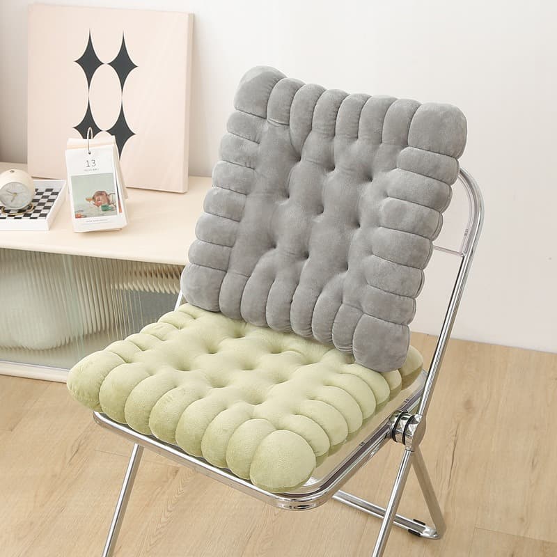 Cross-border Crystal Velvet Biscuit Cushion Tatami Floor Cushion for Long Sitting Chair Pad for Dormitory Office Dining Chair Pad Wholesale