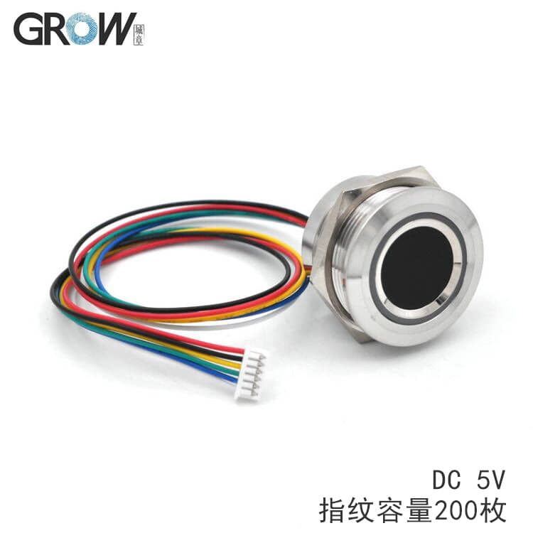 Chengzhang Technology R503-5V Waterproof Fingerprint Collection Module, Colorful Light Ring Fingerprint Module, Stainless Steel Shell