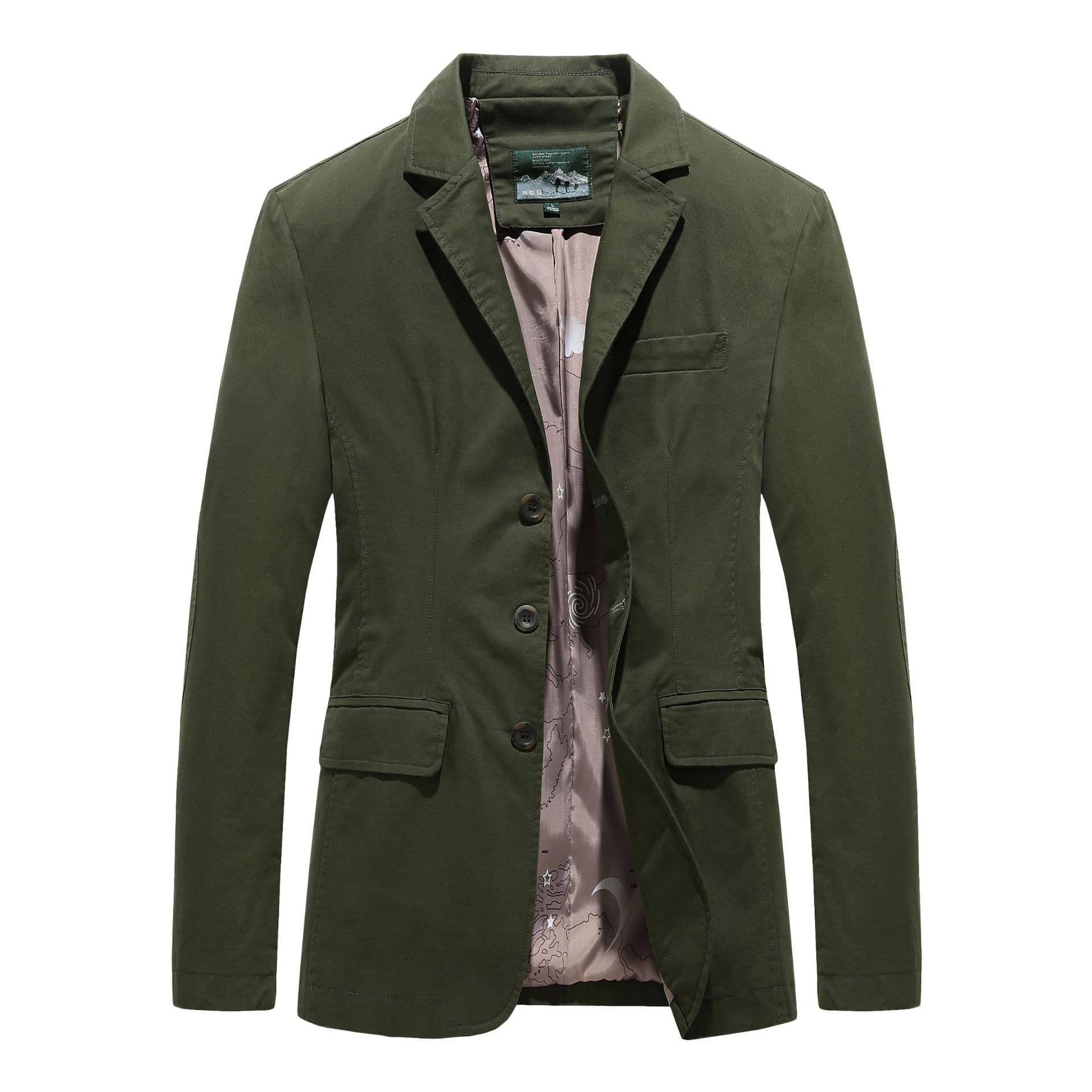 Loose Fit Pure Cotton Casual Men's Suit Spring Autumn New Style Large Size Jacket Coat Comfortable Breathable Male Outerwear