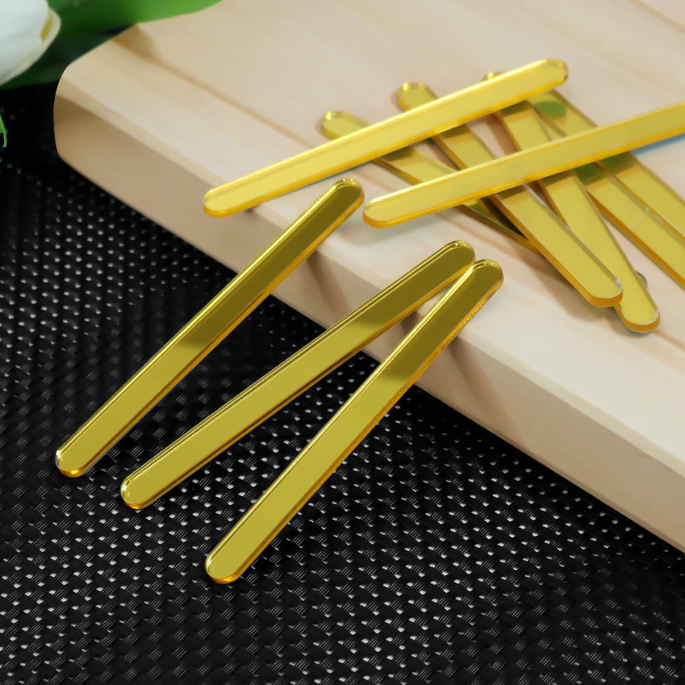 TX Acrylic Homemade Ice Pop Sticks, Ice Cube Sticks, Ice Cream Sticks, DIY Material Sticks, Cake Sticks Wholesale