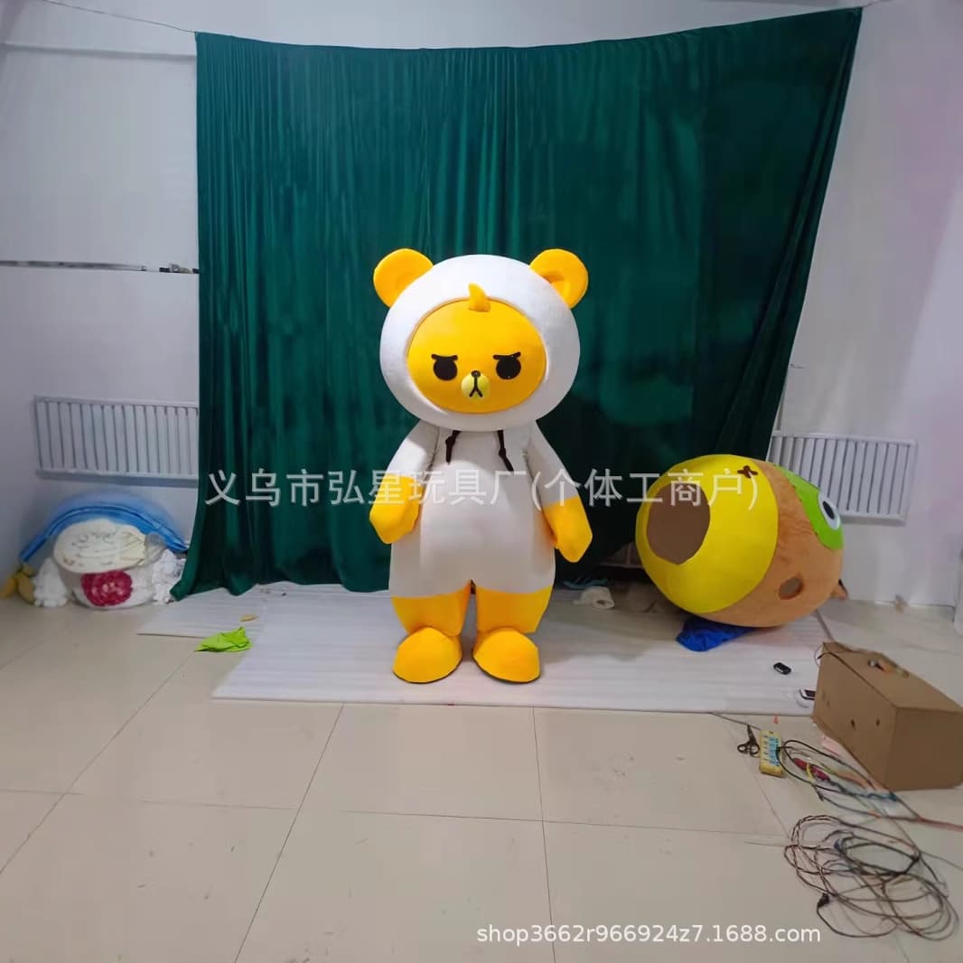 Doll clothing customization, people wearing doll clothing, custom mascot performance clothing, customization of corporate mascots based on pictures