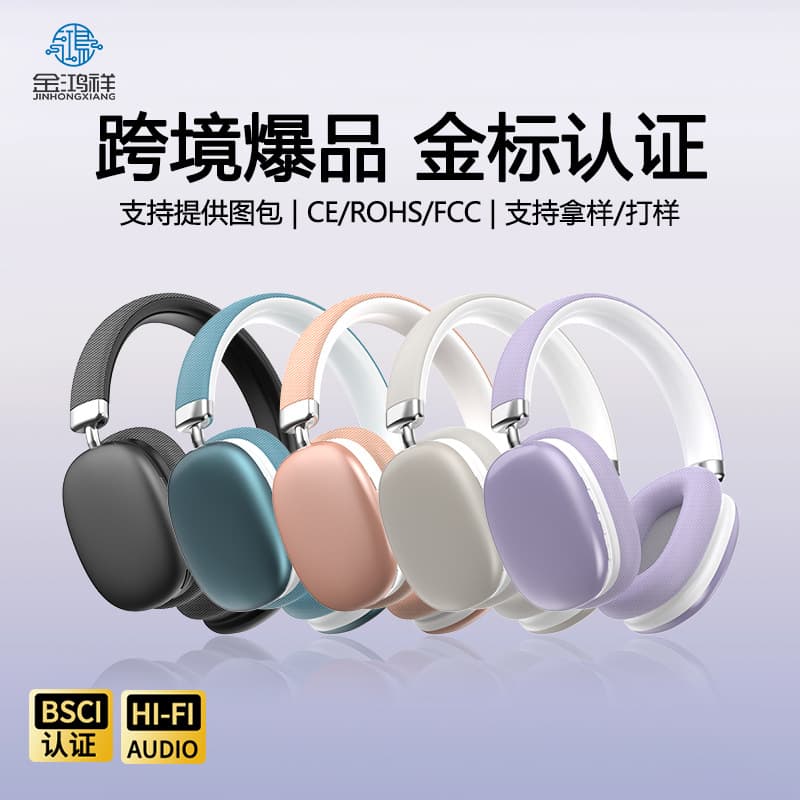 High-Quality Wireless Bluetooth Headset F-18 Over-Ear Stereo Sound Adjustable Bass Professional Grade Earphones for Global Market