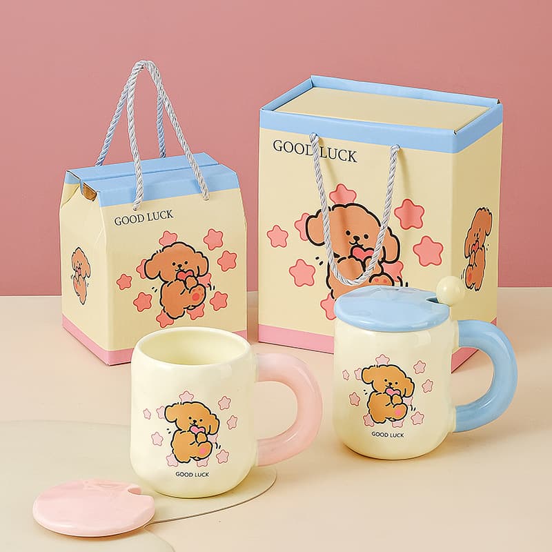 New Year 55 Degree Constant Temperature Cup Set Warm Ceramic Water Cup Companion Gift Mug Small Gift Coffee