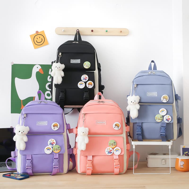 Casual Backpack Fashionable PU Leather Backpack Unisex Durable Large Capacity Travel For Outdoor Activities