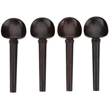 Cello dyed black knob handle Date wood cello handle