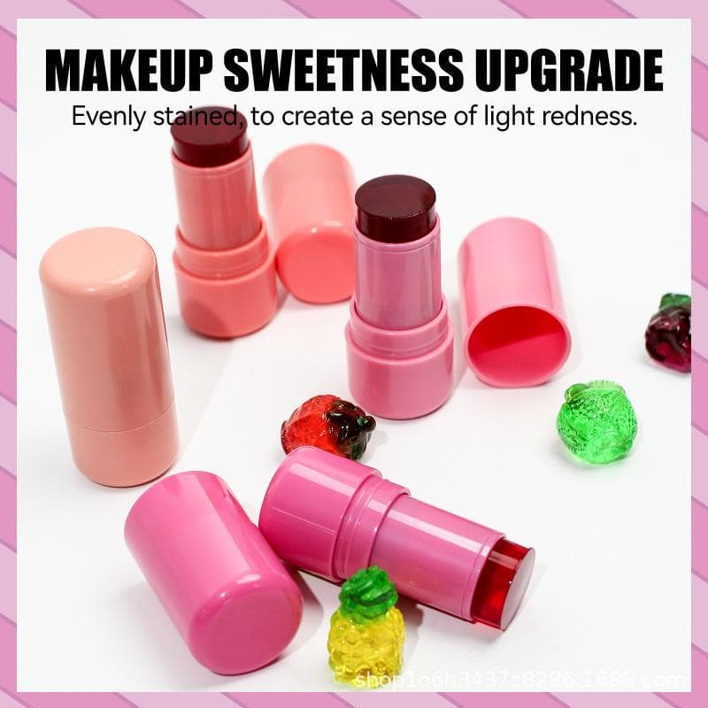 Cross-Border Exclusive Supply Multi-Color Contouring Moisturizing Lip and Cheek Dual-Use Jelly Blush Without Logo, Natural Contouring, Color-Changing, Brightening