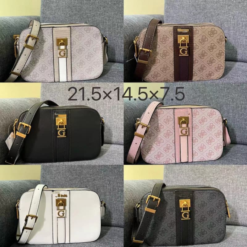 New Fashion Retro Printed Zipper Camera Bag with Tassel, Small Square Shoulder Crossbody Bag for Women