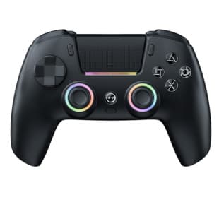 PS5 Controller P5 SLIM Bluetooth Controller with Colorful RGB Lights, Hall Effect Triggers, Touchpad, P5 Pro Controller Programming