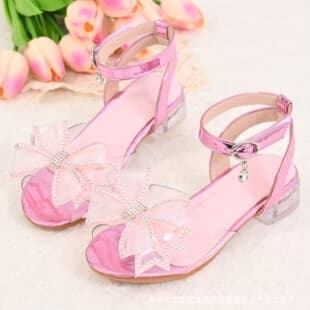 Girl's Shoes Children's Girl Sandals Crystal Shoes Girl Princess Shoes Sandals