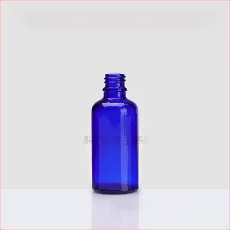 In-Stock 10ml, 20ml, 30ml, 100ml Blue Spray Essential Oil Bottles - Cosmetic Serum Refill Glass Bottles