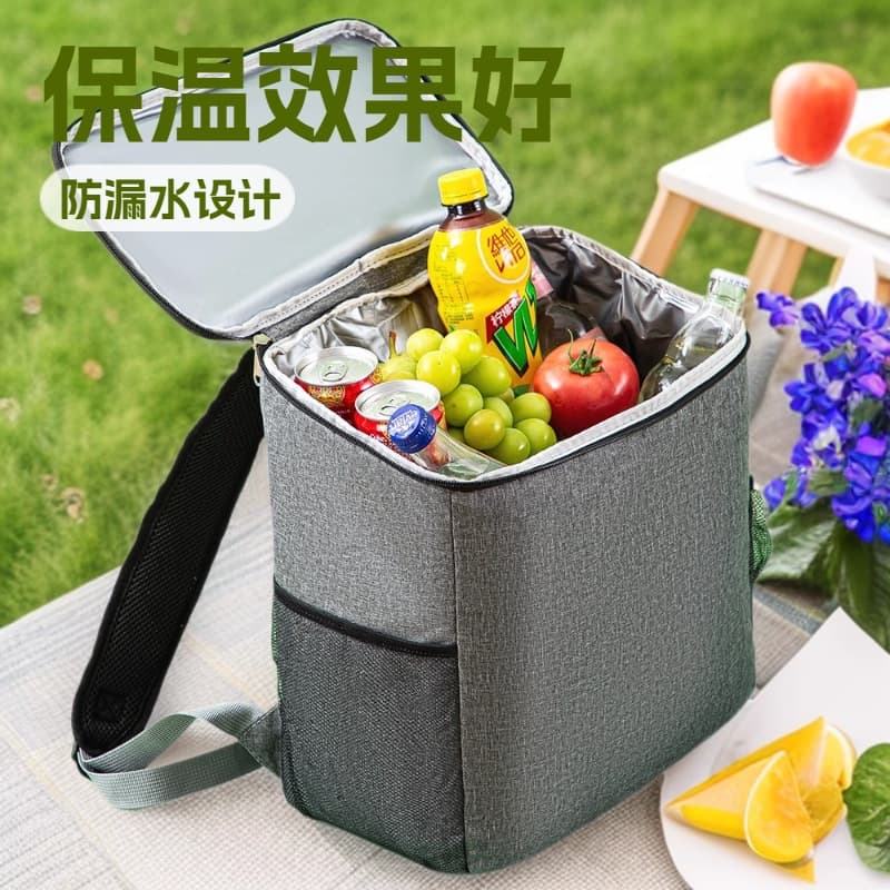 Cross-border backpack ice pack picnic backpack thermal pack outdoor thickened thermal insulation leak-proof picnic bag refrigerated backpack