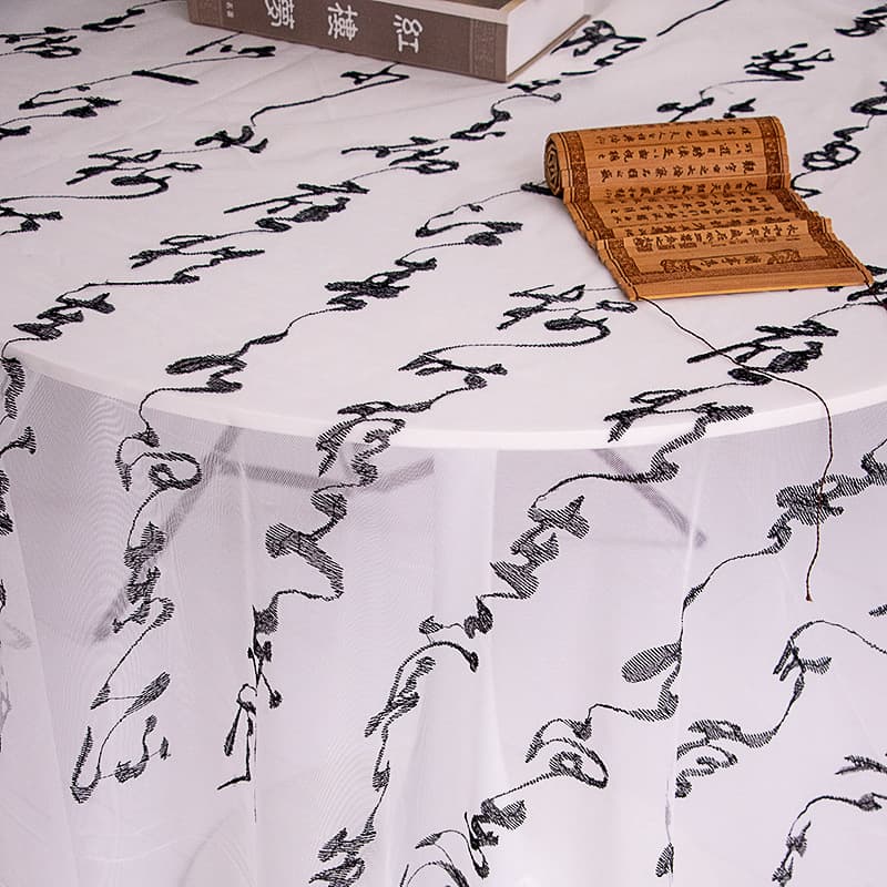 Calligraphy gauze ancient style props background cloth Hanfu wedding photo atmosphere props tablecloth Chinese style scene layout