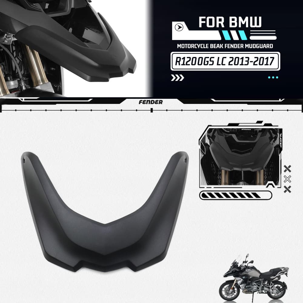 For BMW R1200GS LC Water Bird 13-16 Motorcycle Front Fender Front Beak Extension Plate