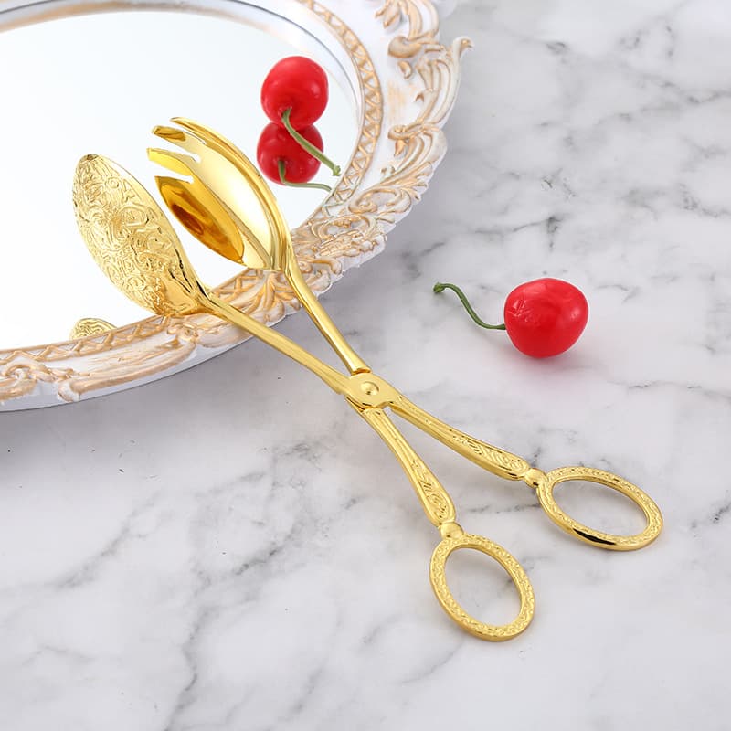 Nordic Premium Serving Tongs for Kitchen Buffet Hotel Restaurant BBQ Bread Cake Food Tongs