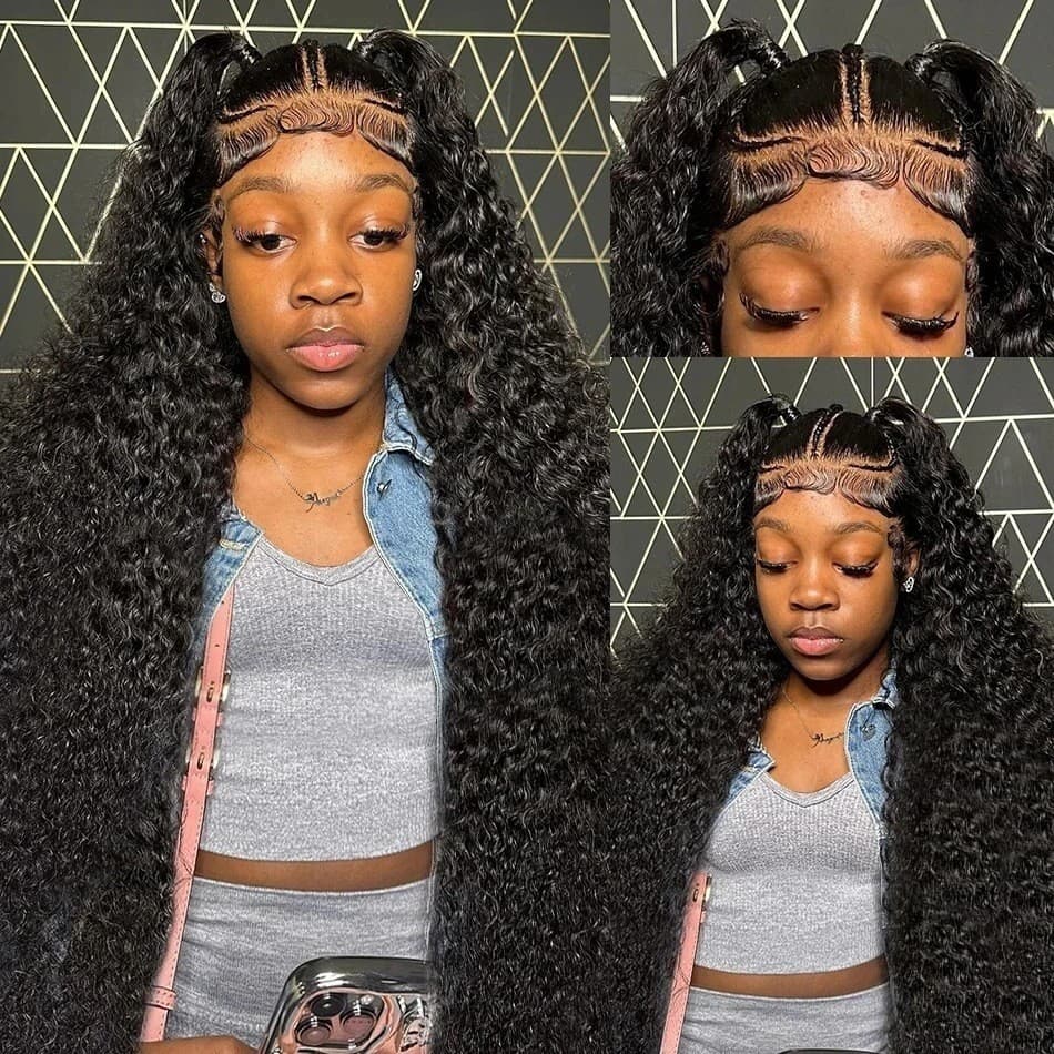Factory Stock Full Human Hair Wig 13x4 African Wig
