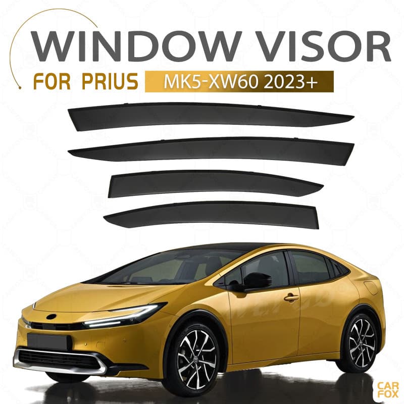 Suitable for Toyota Prius rain shield car window rain eyebrow side window deflector PRIUS Window visor