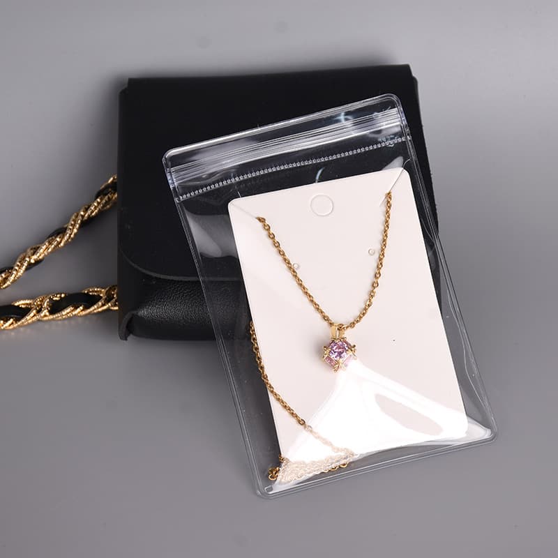 Transparent PVC bag zipper bag jewelry storage bag EVA packaging bag pinch bag decoration bag