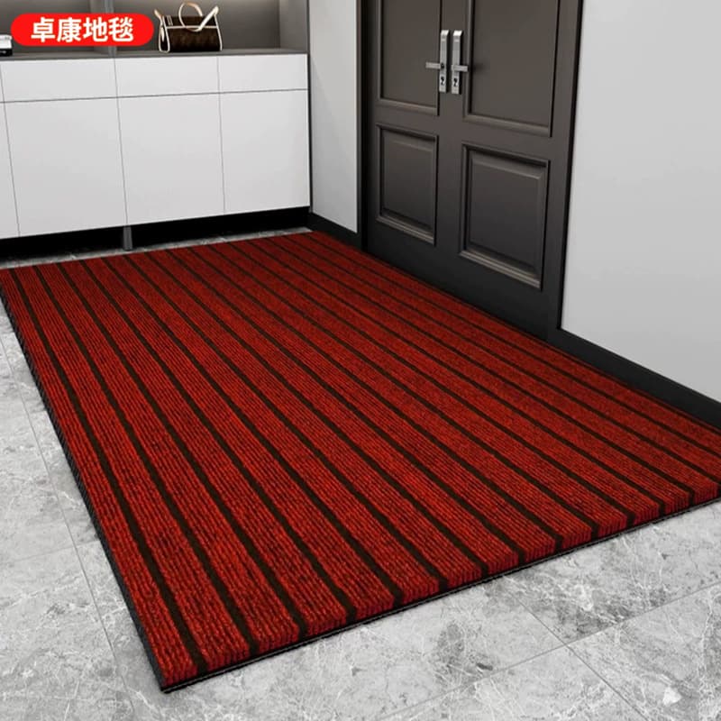 Home entrance door seven-stripe floor mat carpet kitchen waterproof non-slip foot carpet free cutting size