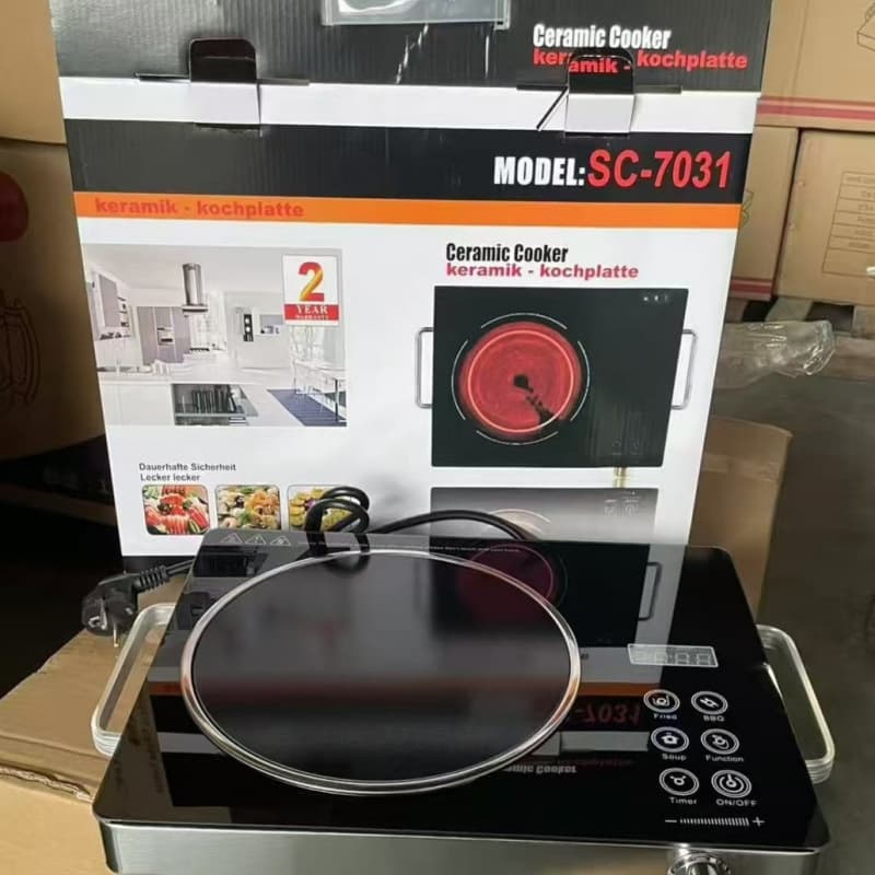 Foreign trade cross-border high-power cooking electric ceramic stove induction cooker household multi-function intelligent stir-frying infrared stove wholesale