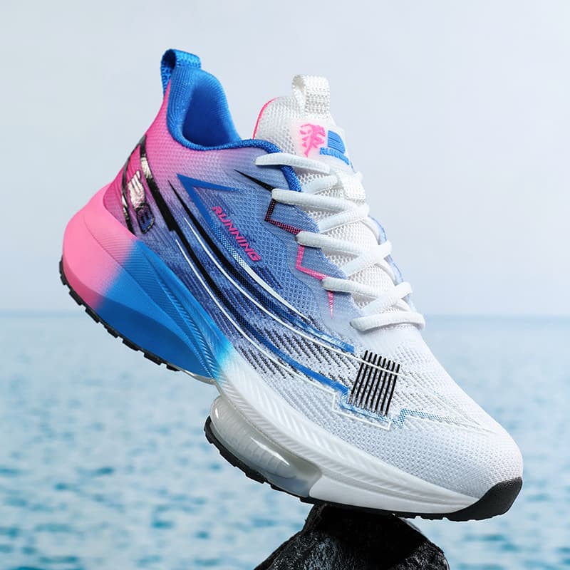 Men's Running Shoes 2025 Summer New Arrival Teen Professional Shock-Absorbing Anti-Slip Running Shoes Men's Ultra-Light Breathable Durable Sports Shoes
