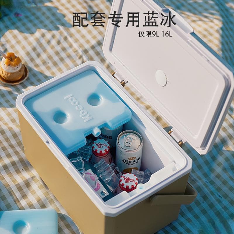 Ice Cooler Box Insulated Cooler for Vending Outdoor Camping Food Commercial Ice Bucket Mini Fridge Car Portable Home Use