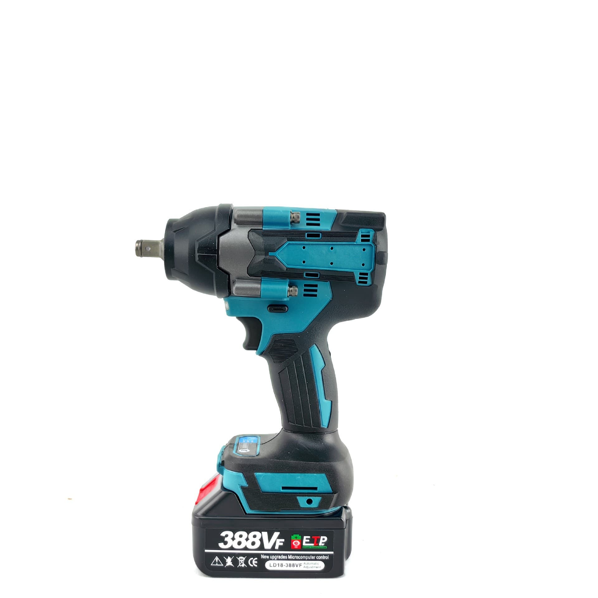 700N High-Power Rechargeable Lithium-ion Brushless Wrench (Export Standard) - High Torque Electric Impact Wrench for Auto Repair