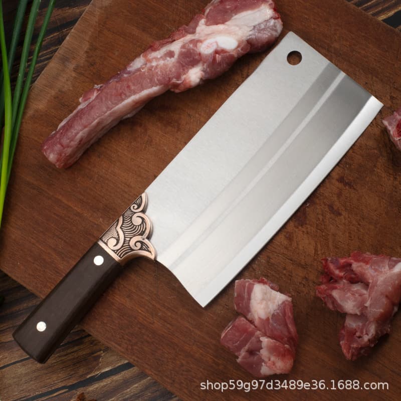 Yangjiang cutlery household sharp slicing knife, hand-forged meat cleaver, ultra-fast vegetable cutter, chef's knife ready stock wholesale