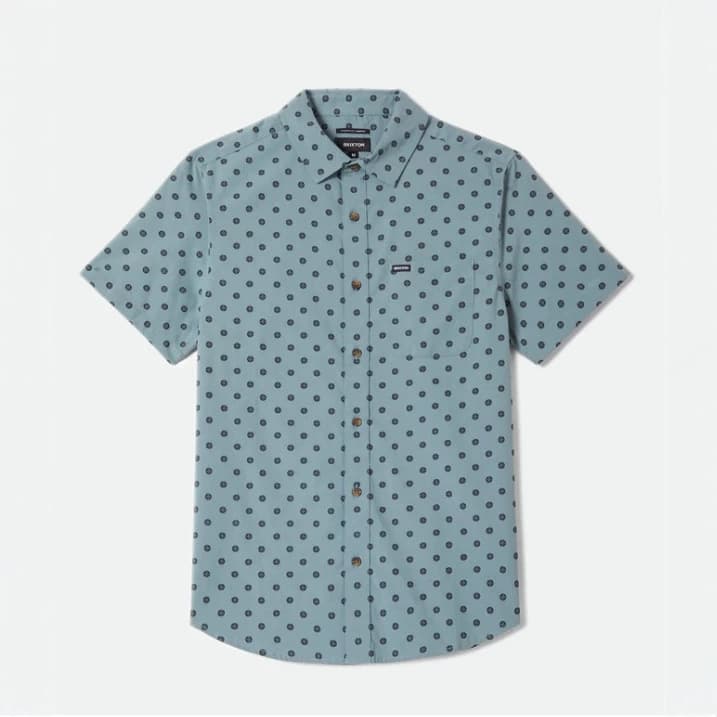 European and American Cross-border Street Fashion Brixton Charter Print Shirt Loose Comfortable Digital Print Shirt Wholesale
