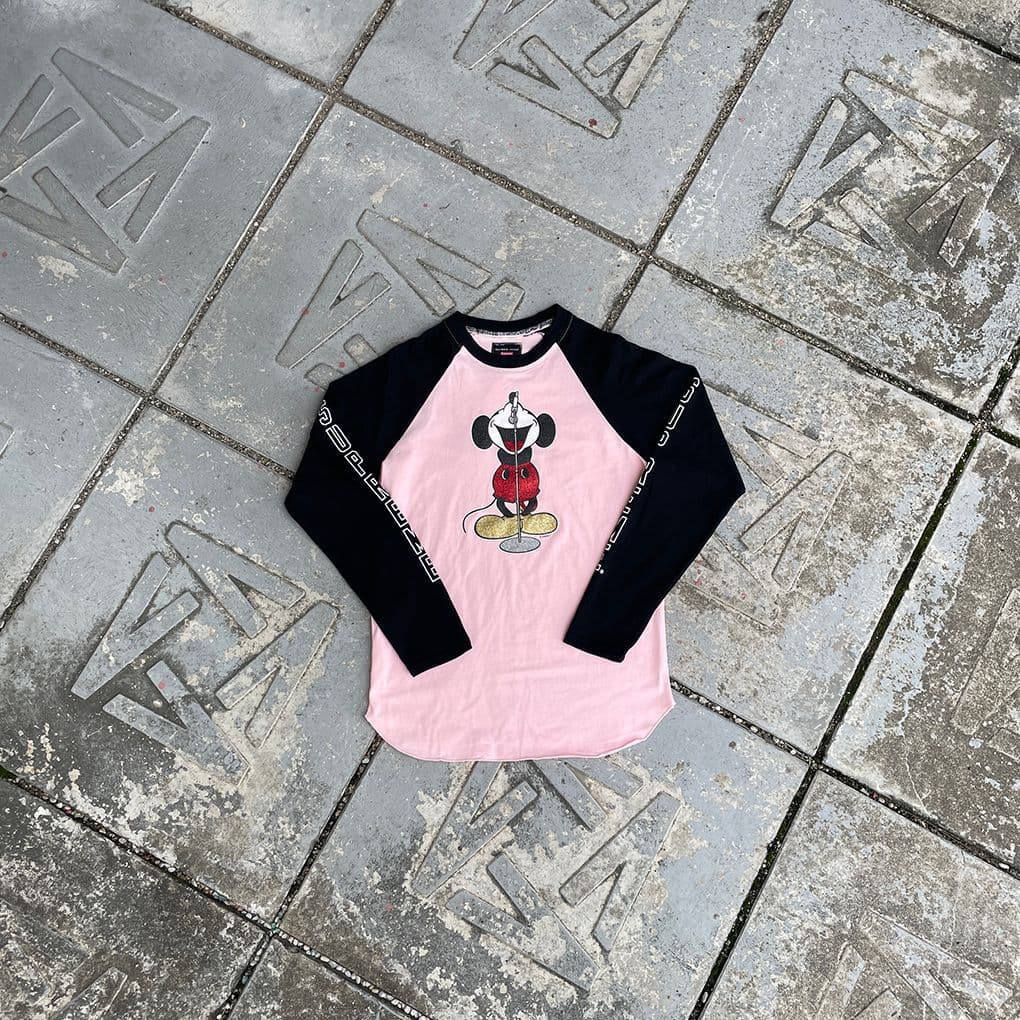 Spot popular cross-border SUP26SS letter printing pattern craft digital football round neck long-sleeved T-shirt men and women trendy