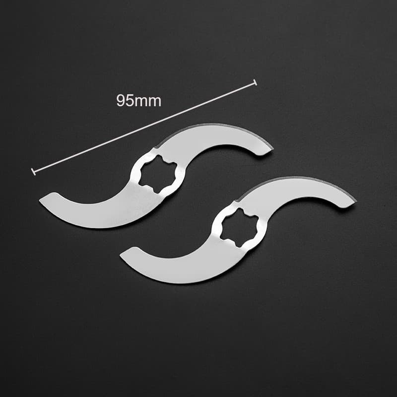 Factory Direct Supply Garlic Press Blade Stainless Steel Meat Grinder Blade Garlic Puree Kitchen Blade Curved Blade