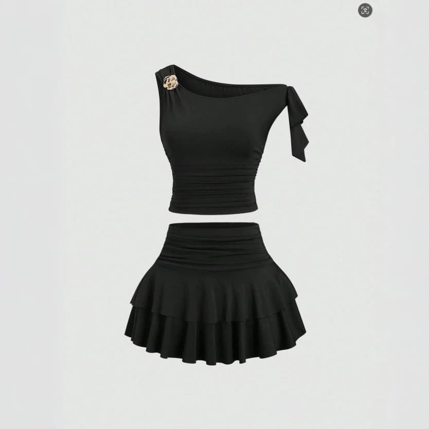 Y2K New Sexy One-Shoulder Asymmetric Tank Top | Streetwear Inner Layer Slim Fit Top